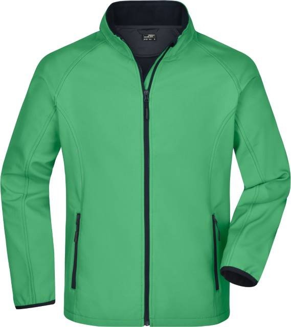 Daiber Men's Promo Softshell Jacket – Green / Navy
