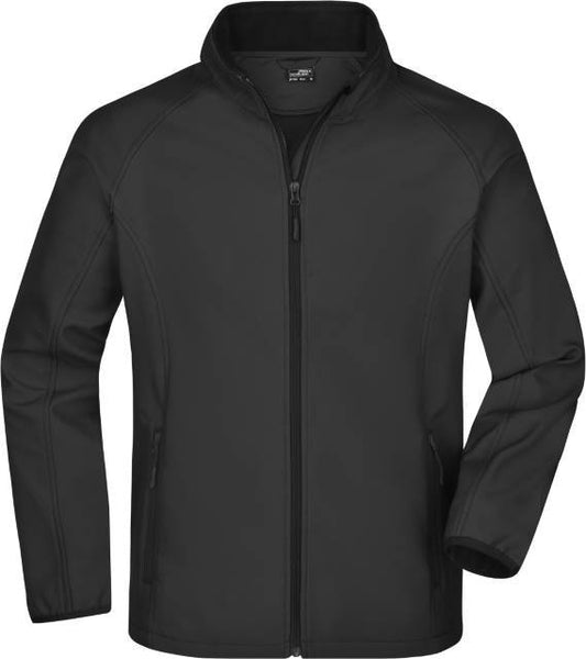 Daiber Men's Promo Softshell Jacket – Black / Black