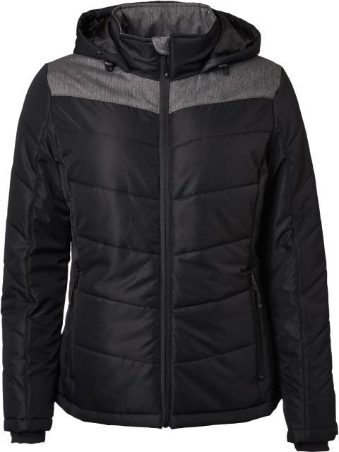 Daiber Ladies' Winter Jacket – Black / Anthracite Melange