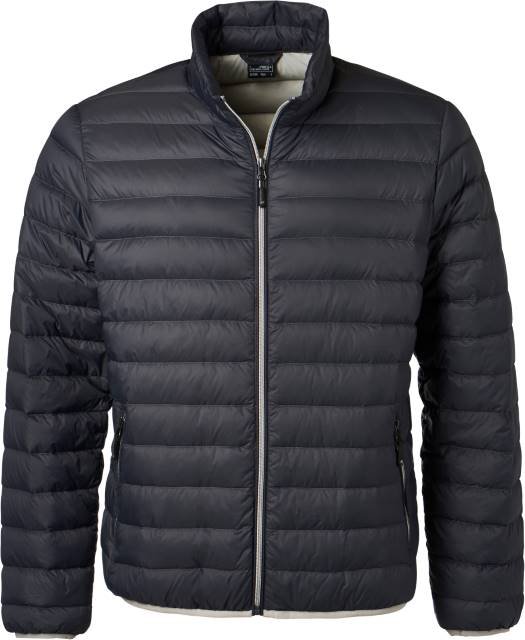 Daiber Men's Down Jacket – Graphite / Silver (Solid)