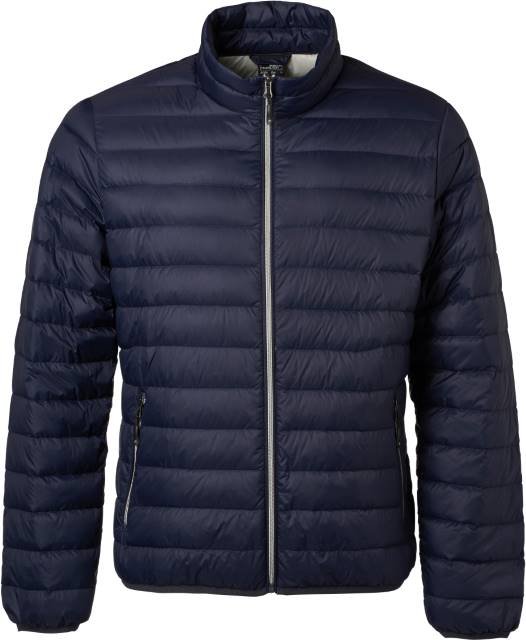 Daiber Men's Down Jacket – Navy / Silver (Solid)