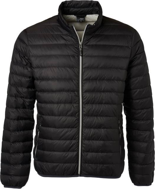 Daiber Men's Down Jacket – Black / Silver (Solid)