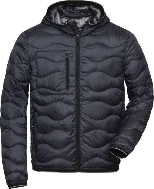 Daiber Men's Padded Jacket – Graphite / Camouflage