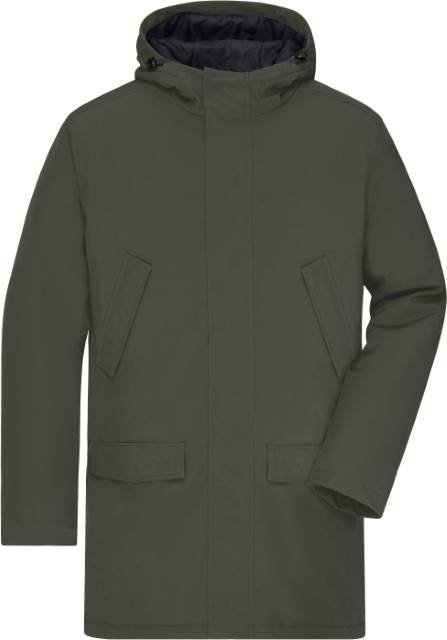 Daiber Men's Business Parka – Olive Green