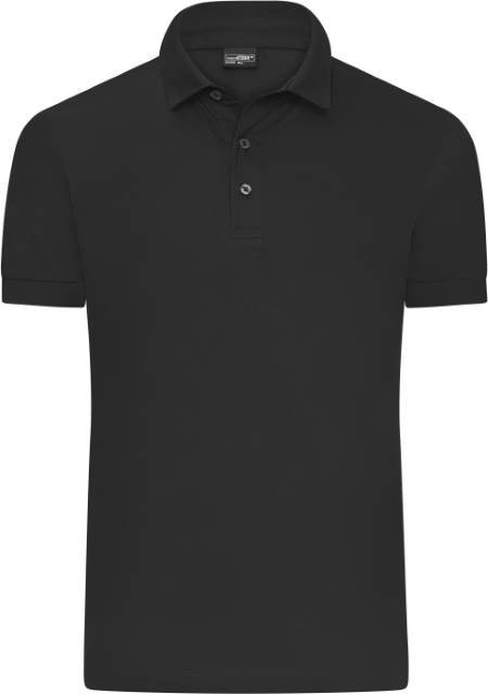 Daiber Men's Mercerised Polo – Black