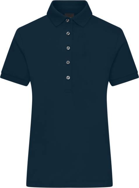 Daiber Ladies' Mercerised Polo – Navy
