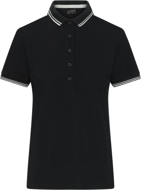 Daiber Ladies' Polo – Black / White