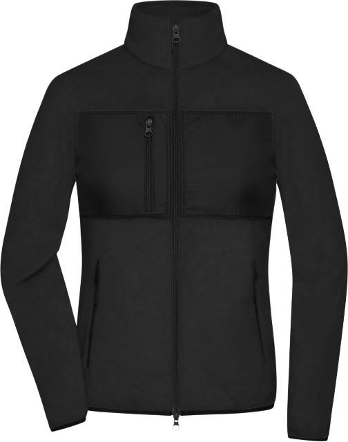 Daiber Ladies' Fleece Jacket – Black / Black