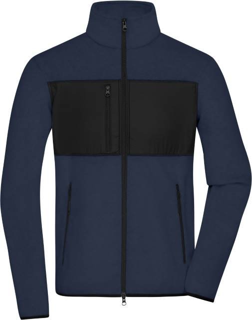 Daiber Men's Fleece Jacket – Navy / Black