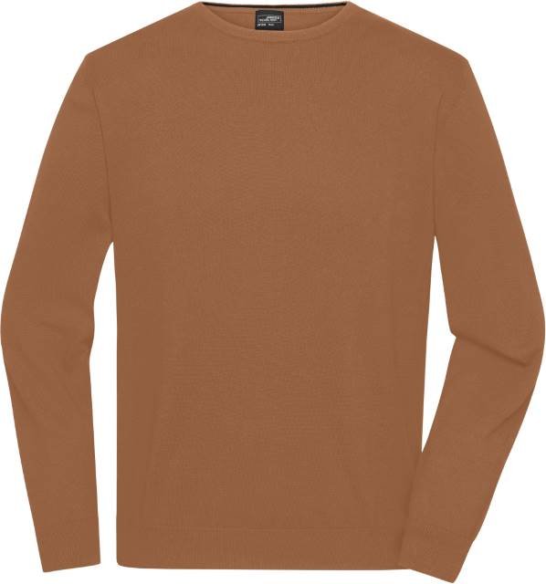 Daiber Men's Round-Neck Pullover – Camel