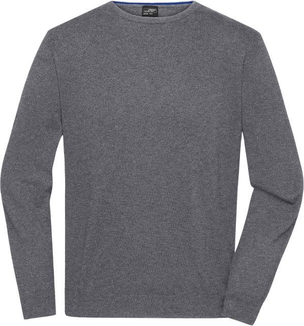 Daiber Men's Round-Neck Pullover – Grey Heather