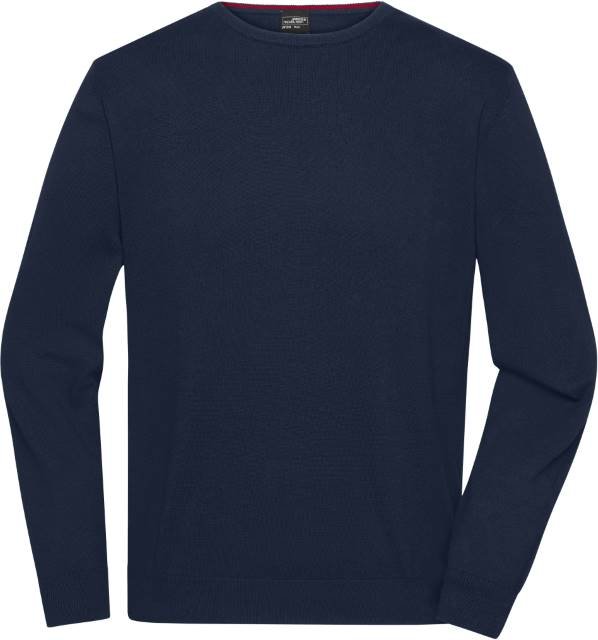 Daiber Men's Round-Neck Pullover – Navy
