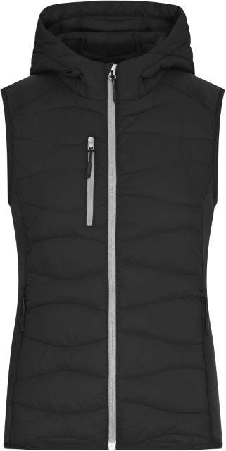 Daiber Ladies' Hybrid Vest – Black / Black