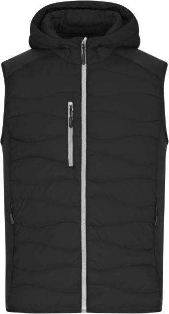 Daiber Men's Hybrid Vest – Black / Black