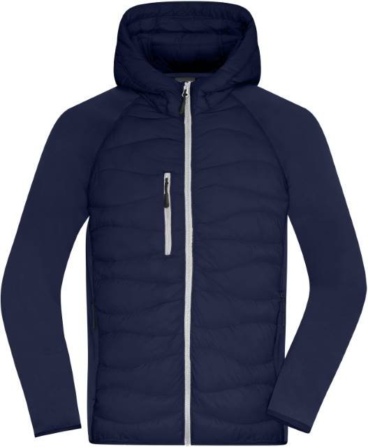 Daiber Men's Hybrid Jacket – Navy / Navy