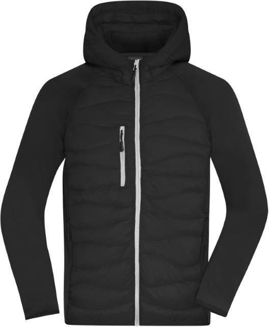 Daiber Men's Hybrid Jacket – Black / Black