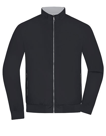 Daiber Men's Reversible Blouson – Black / Silver (Solid)