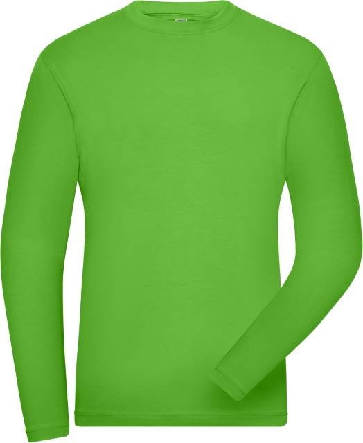Daiber Men's BIO Stretch-Longsleeve Work - SOLID - – Lime Green