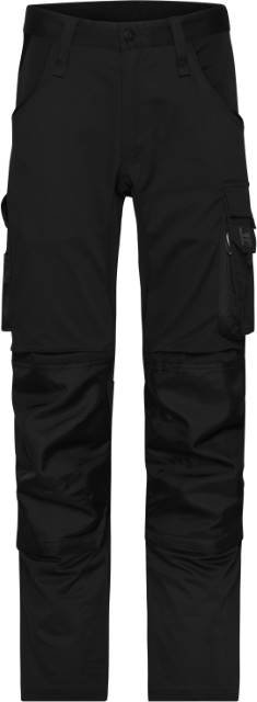 Daiber Workwear Stretch-Pants Slim Line – Black / Black