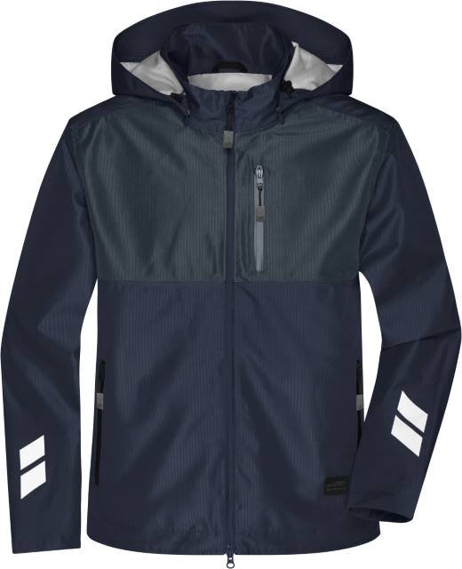 Daiber Hardshell Workwear Jacket – Navy / Carbon