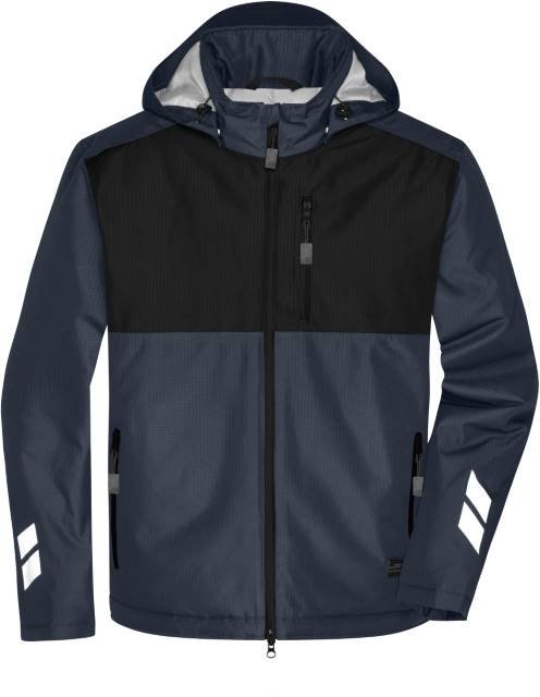 Daiber Padded Hardshell Workwear Jacket – Carbon / Black