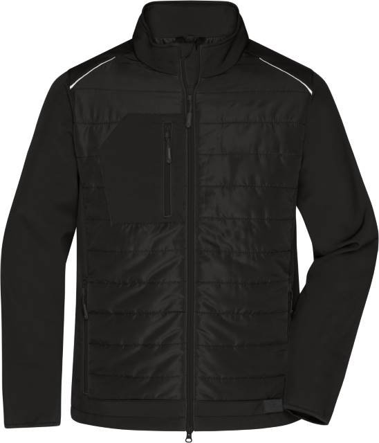 Daiber Men's Hybrid Jacket – Black / Black