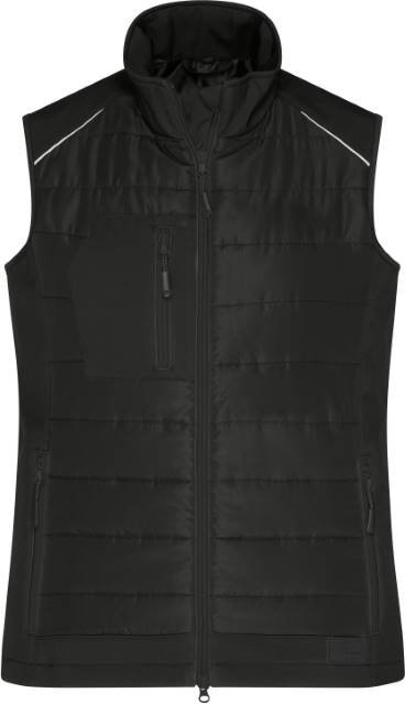 Daiber Ladies' Hybrid Vest – Black / Black