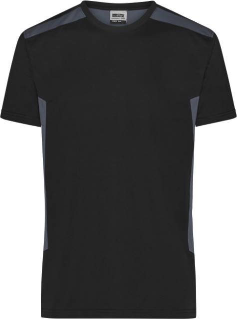 Daiber Men's Workwear T-Shirt -STRONG- – Black / Carbon