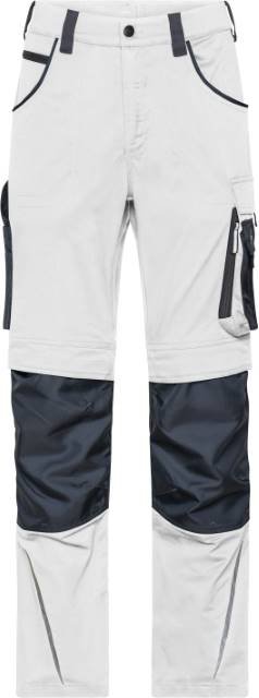 Daiber Workwear Pants Slim Line  - STRONG - – White / Carbon