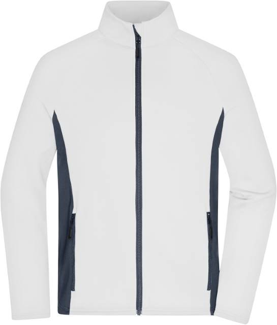 Daiber Men's Stretchfleece Jacket – White / Carbon