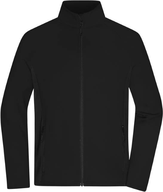 Daiber Men's Stretchfleece Jacket – Black / Black