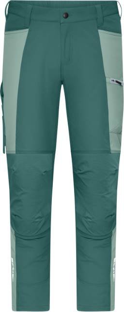 Daiber Workwear Pants (All-Season) 4-Way Stretch – Industrial Green / Foggy Green