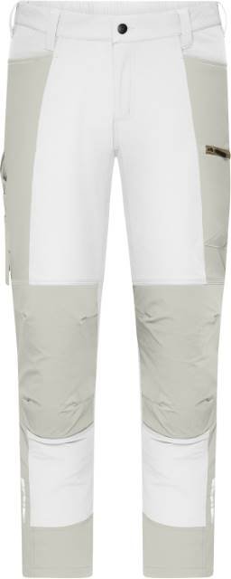 Daiber Workwear Pants (All-Season) 4-Way Stretch – White / Cement