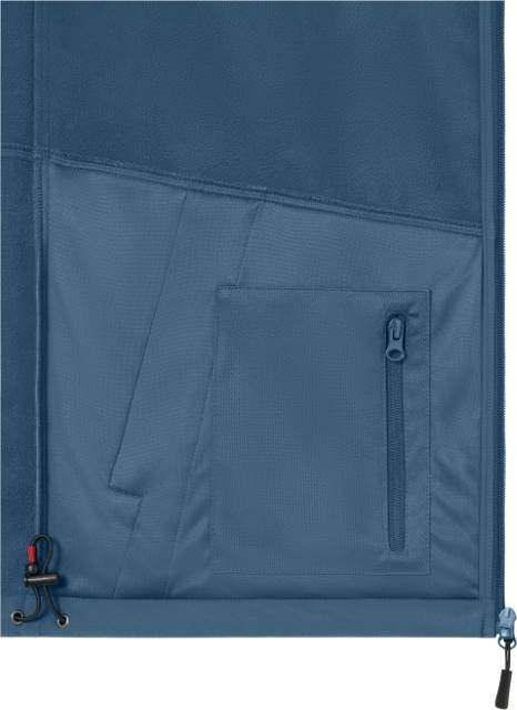 Daiber Workwear Softshell Vest – Deep Blue / Steel