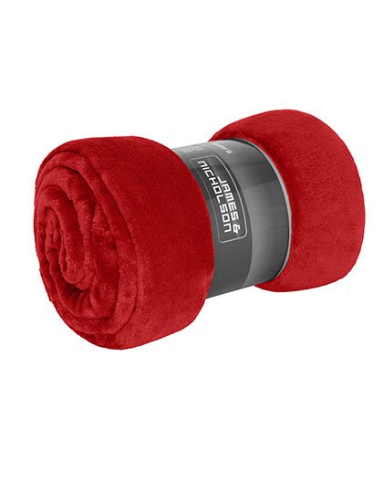 Daiber Microfibre Fleece Blanket XL – Red