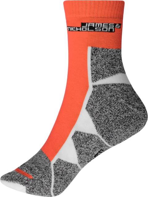 Daiber Sport Socks – Bright Orange / White