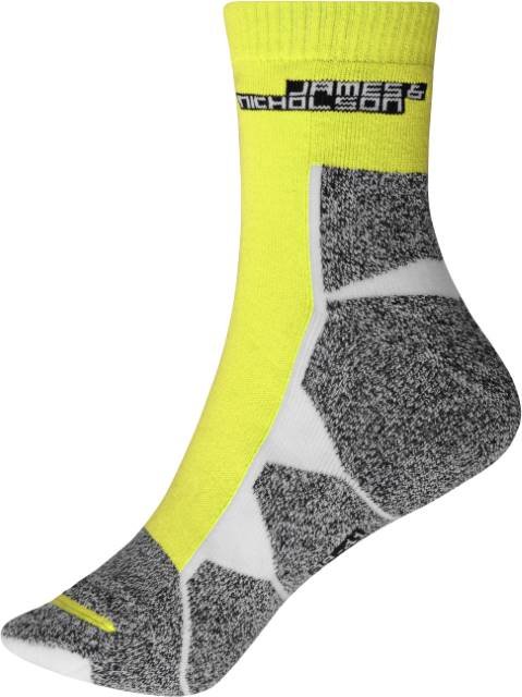 Daiber Sport Socks – Bright Yellow / White