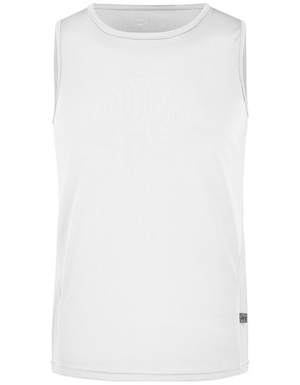 Daiber Men's Running Tank – White / White