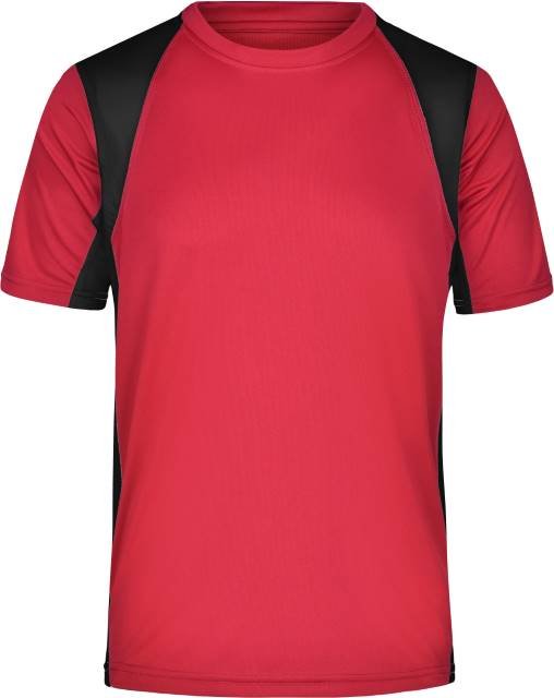 Daiber Men's Running-T – Red / Black