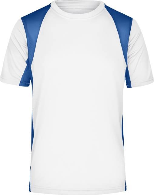 Daiber Men's Running-T – White / Royal