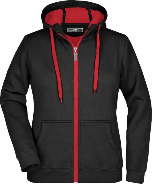 Daiber Ladies' Doubleface Jacket – Black / Red