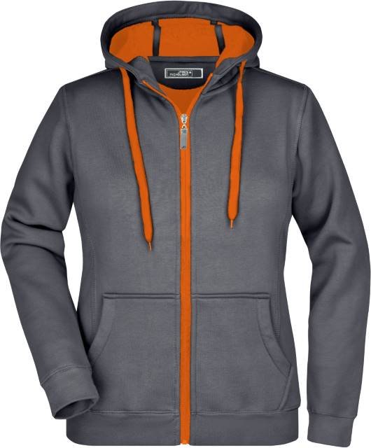 Daiber Ladies' Doubleface Jacket – Carbon / Orange