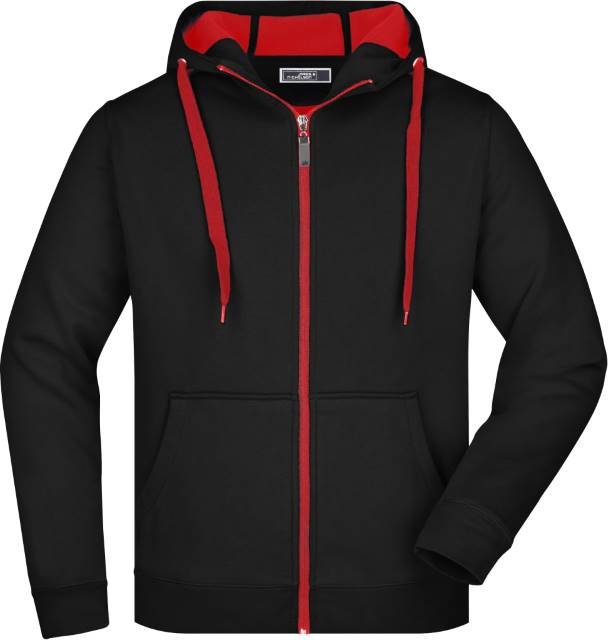 Daiber Men's Doubleface Jacket – Black / Red