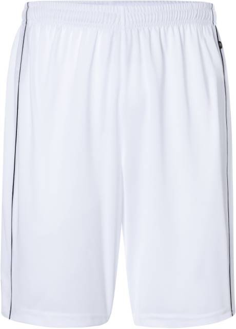 Daiber Basic Team Shorts – White / Black