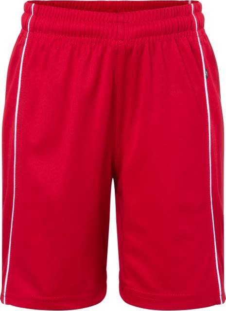 Daiber Junior Basic Team Shorts – Red / White