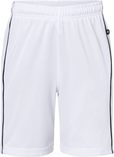 Daiber Junior Basic Team Shorts – White / Black