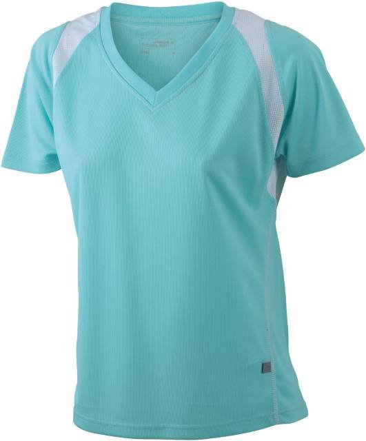 Daiber Ladies' Running-T – Mint / White