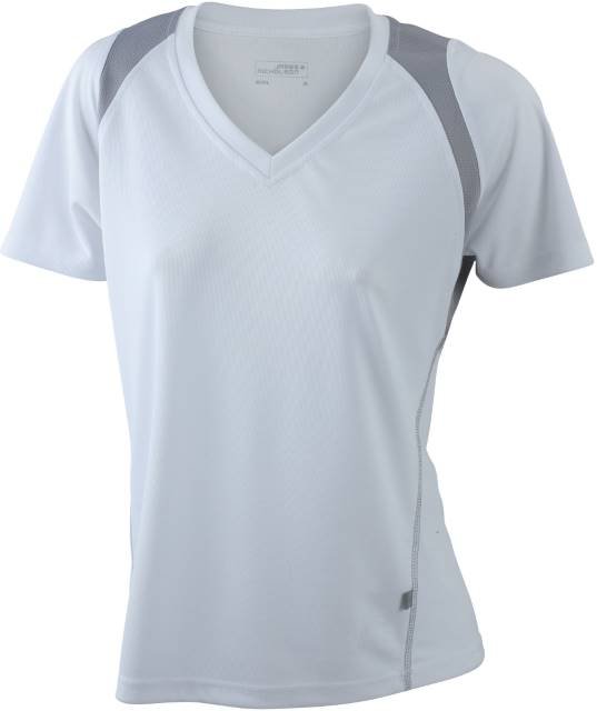 Daiber Ladies' Running-T – White / Silver (Solid)