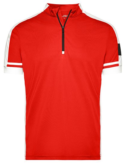 Daiber Men's Bike-T Half Zip – Red
