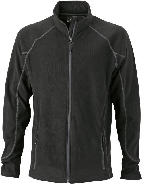 Daiber Men's Structure Fleece Jacket – Black / Carbon